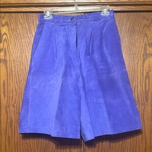 Capezio Women's High Waist Shorts - Purple